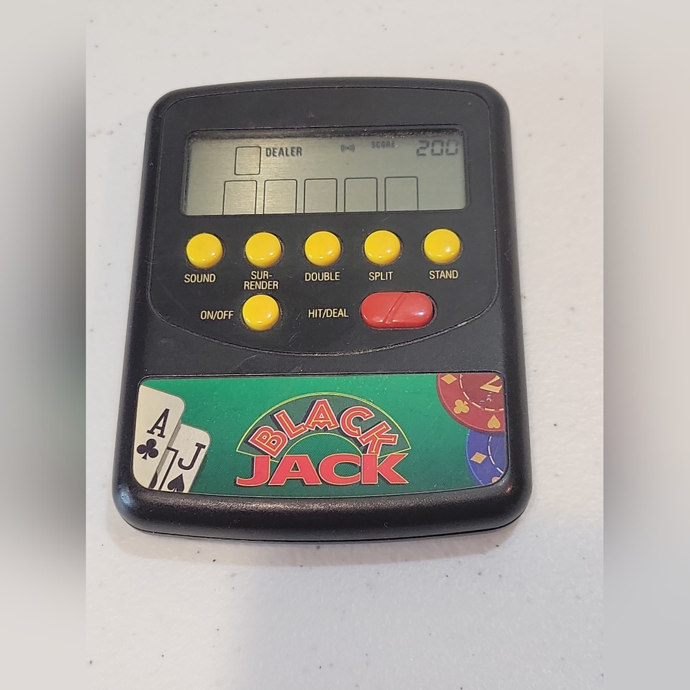 Waco Handheld Blackjack Game.  Tested Works…Vintage.